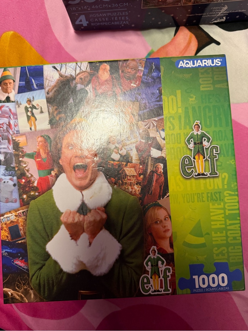 Aquarius Elf Movie 1000-Piece Puzzle - Green & White